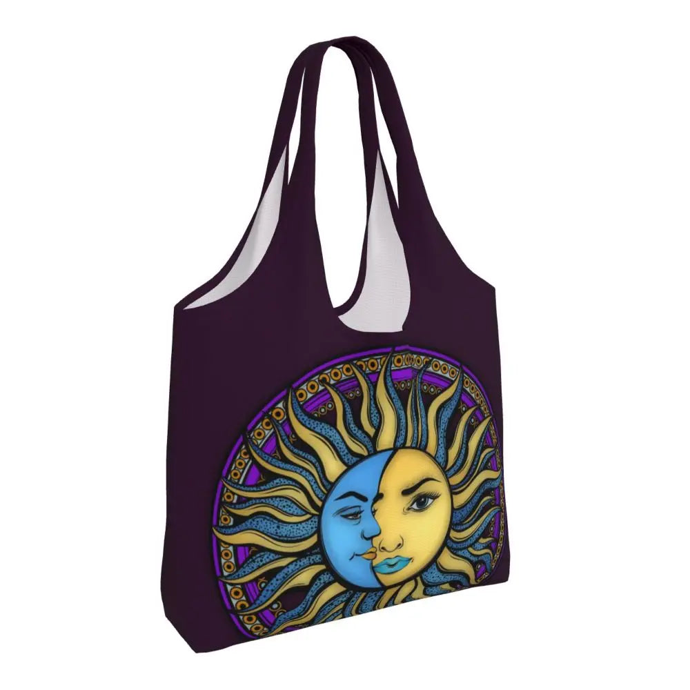Bolsa lua e estrelas