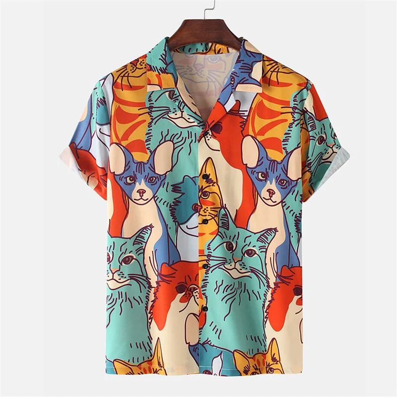 Camisa cat color
