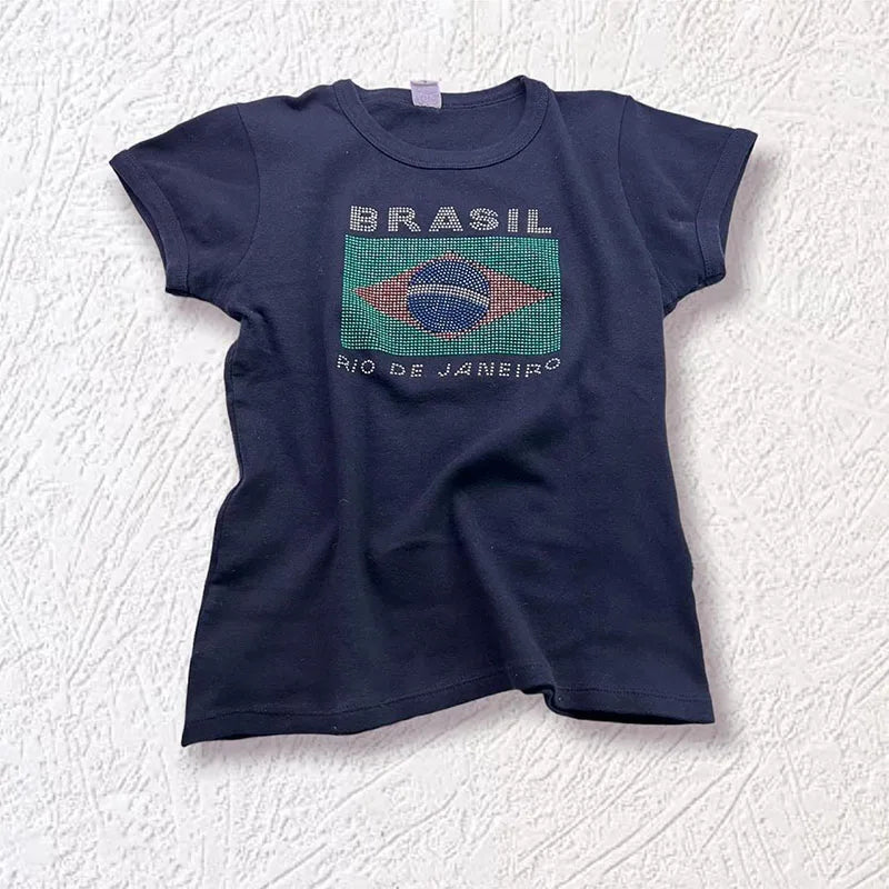 Camiseta Brasil disco