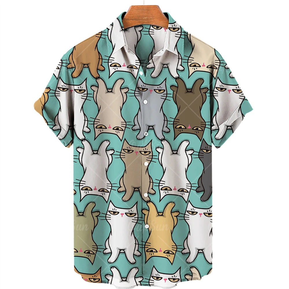Camisa cat verde