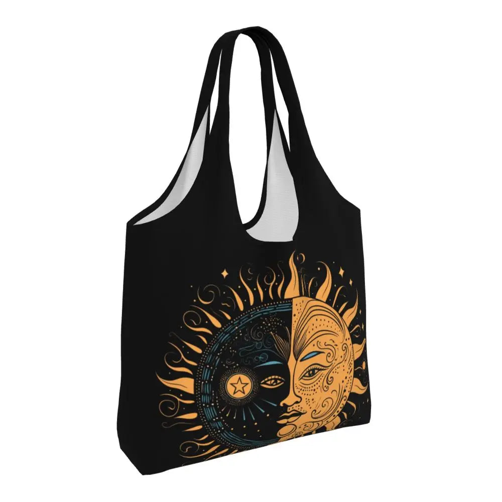Bolsa lua e estrelas