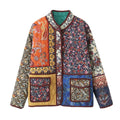 Jaqueta inverno patchwork