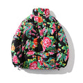 Jaqueta Parka flores