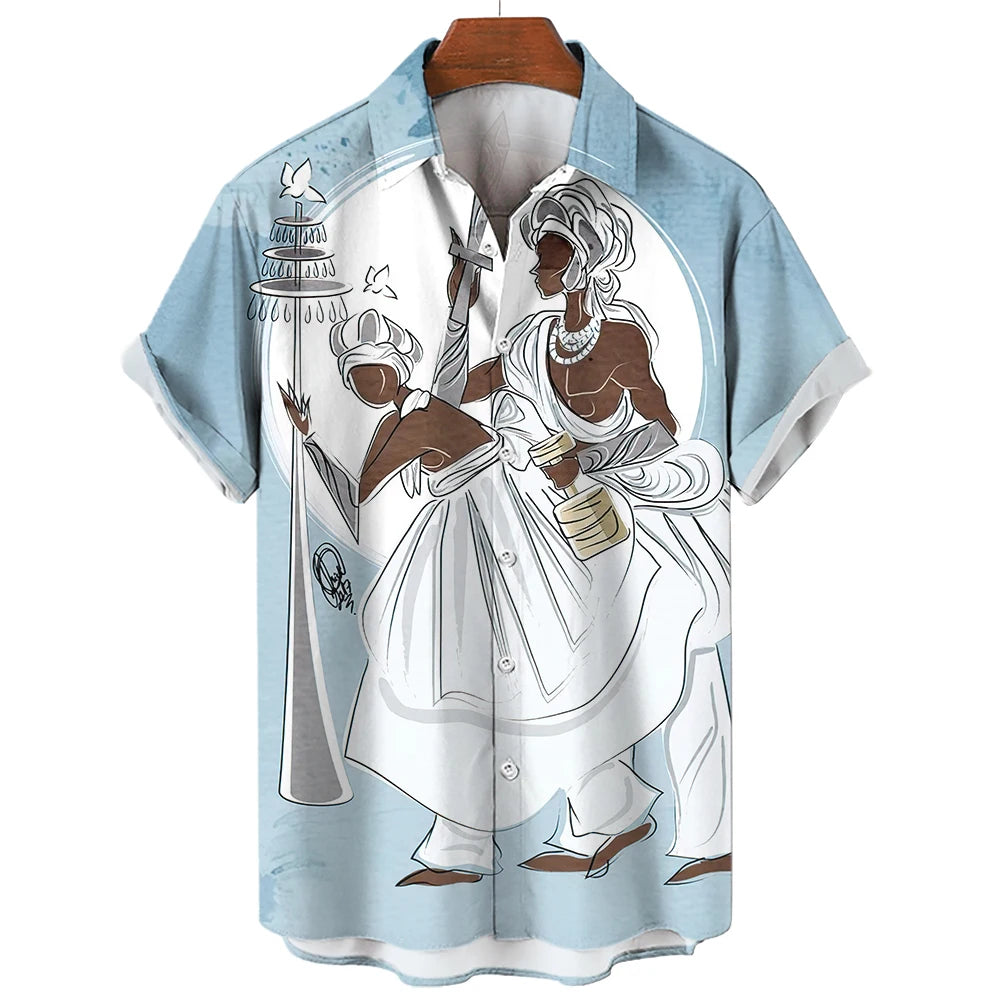 Camisas vai na fé estampas