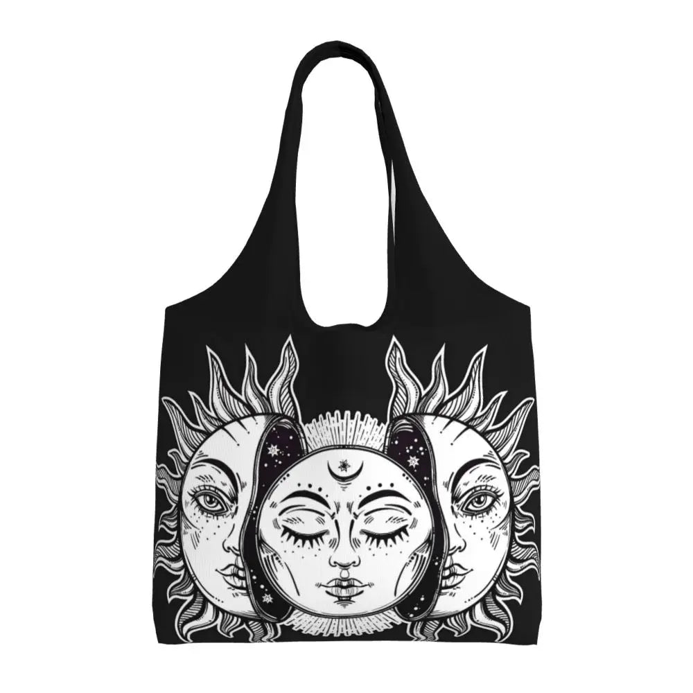 Bolsa lua e estrelas