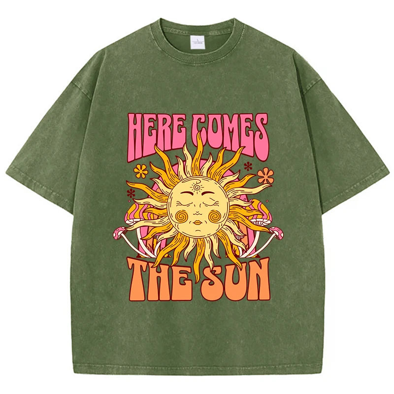 Camiseta  comes the sun