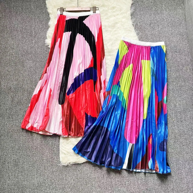 Saia Longa de Cetim colors