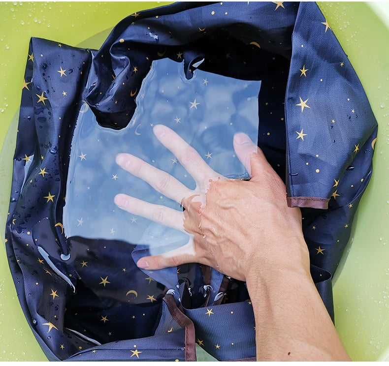 Sacola de Compras Dobrável Ecológica Reutilizável Portátil para Viagem, Compras e Moda