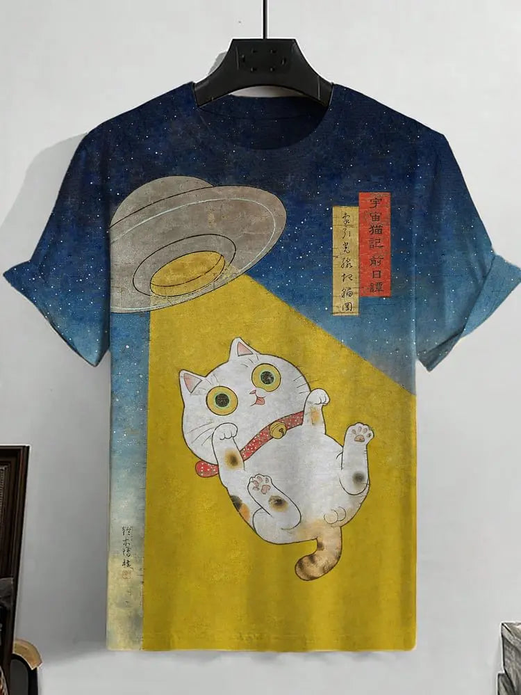 Camiseta cat vermelha e variações