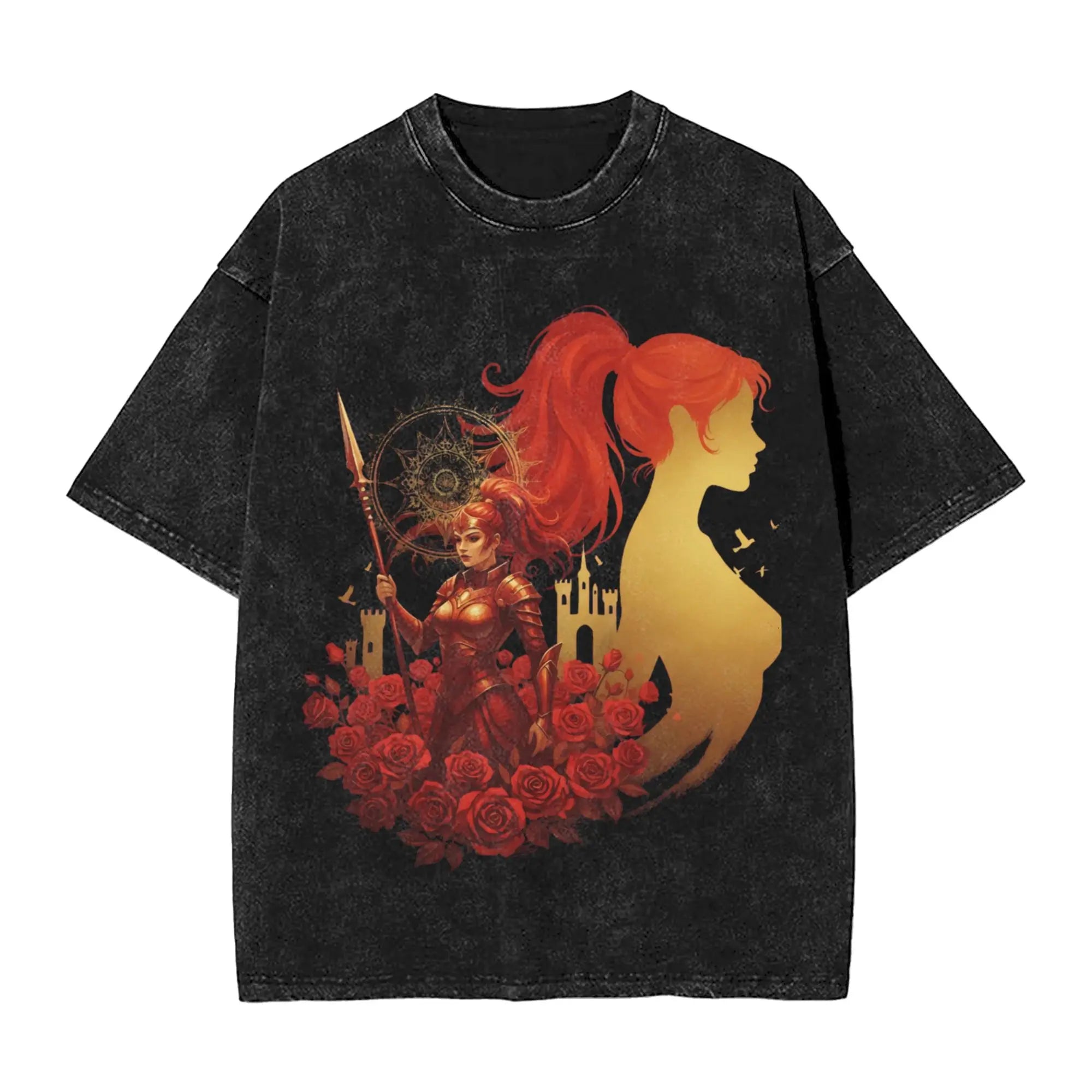 Camiseta sol negro