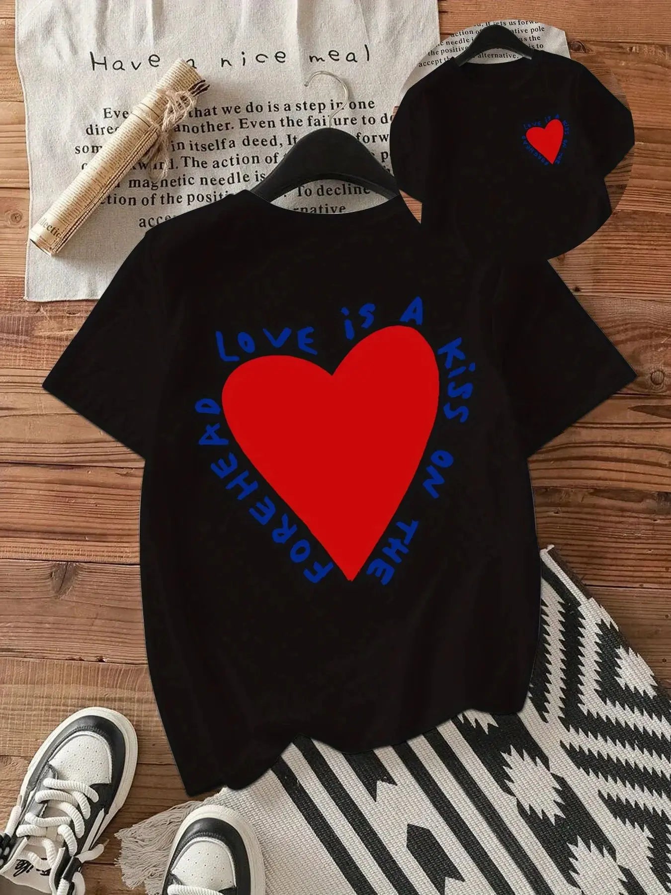 Camiseta love is a kiss