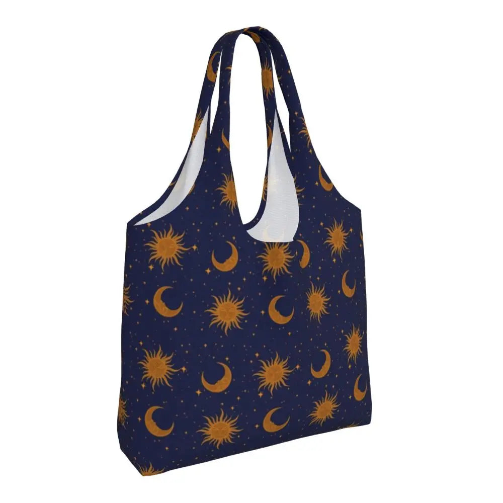 Bolsa lua e estrelas