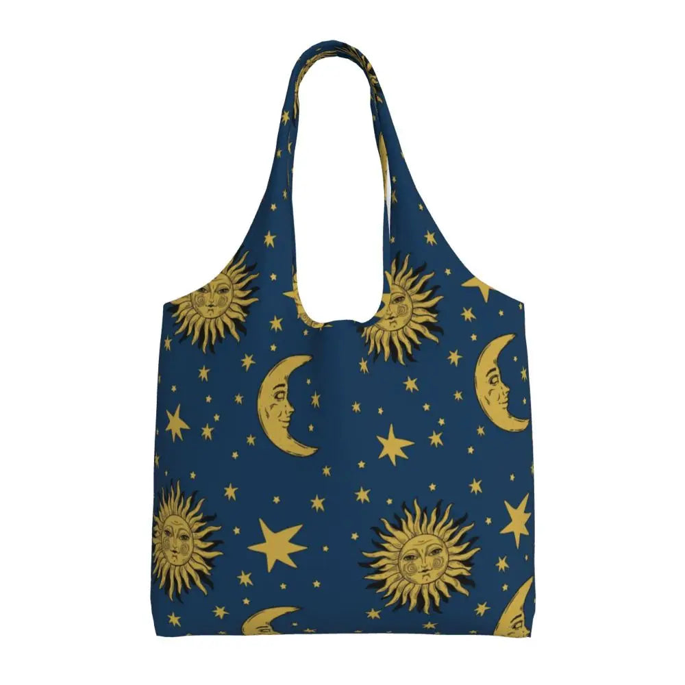 Bolsa lua e estrelas