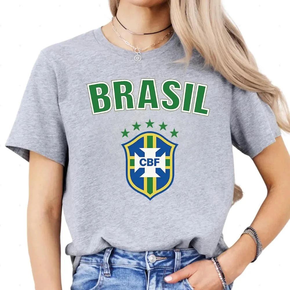 Camiseta de Futebol Brasileira unissex