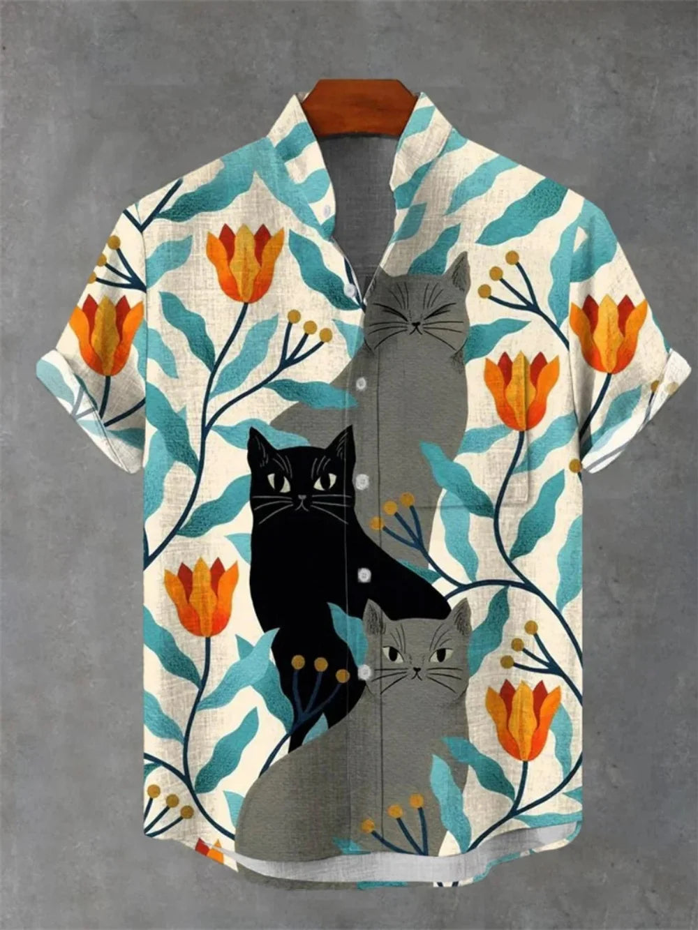 Camisa unissex cats estampas