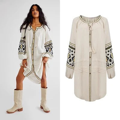 Vestido BATA . Boho