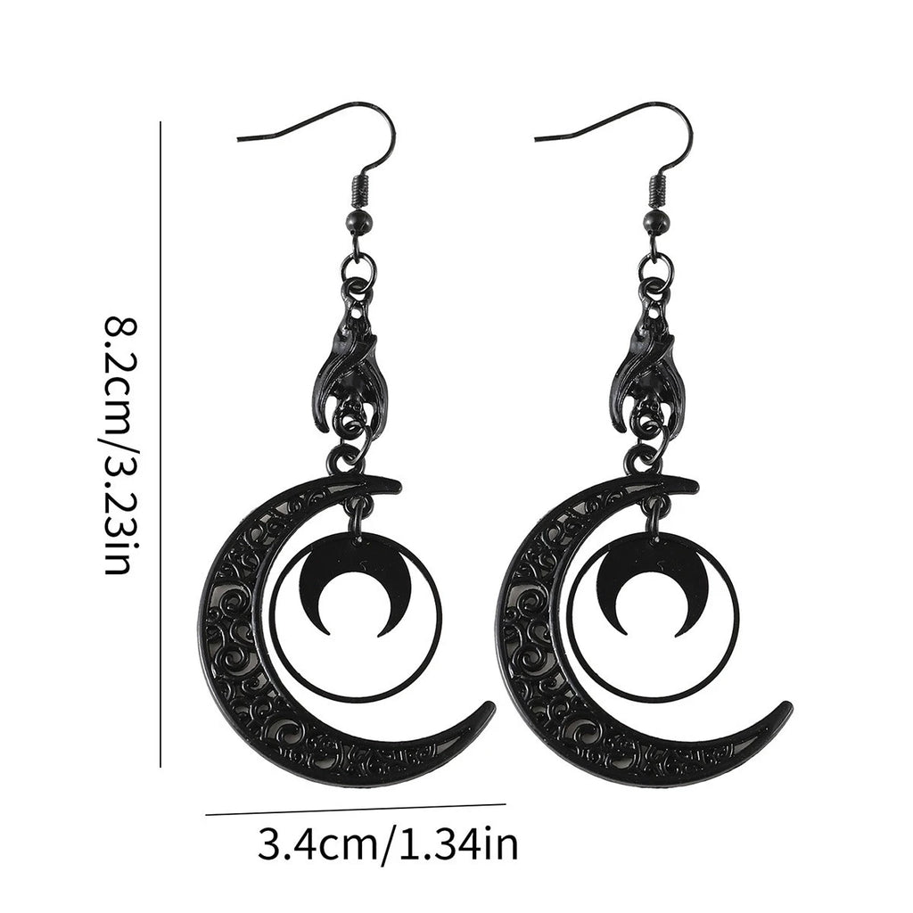 Brinco lua preto