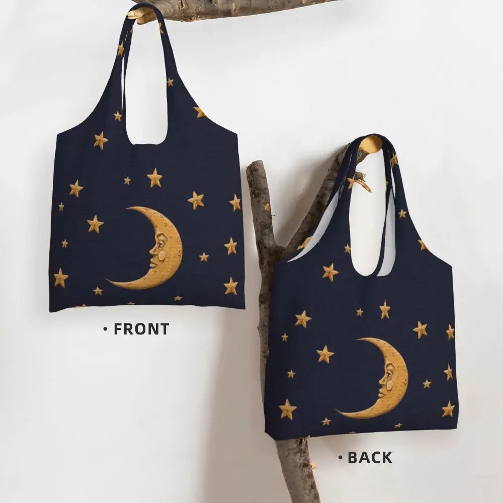 Bolsa lua e estrelas
