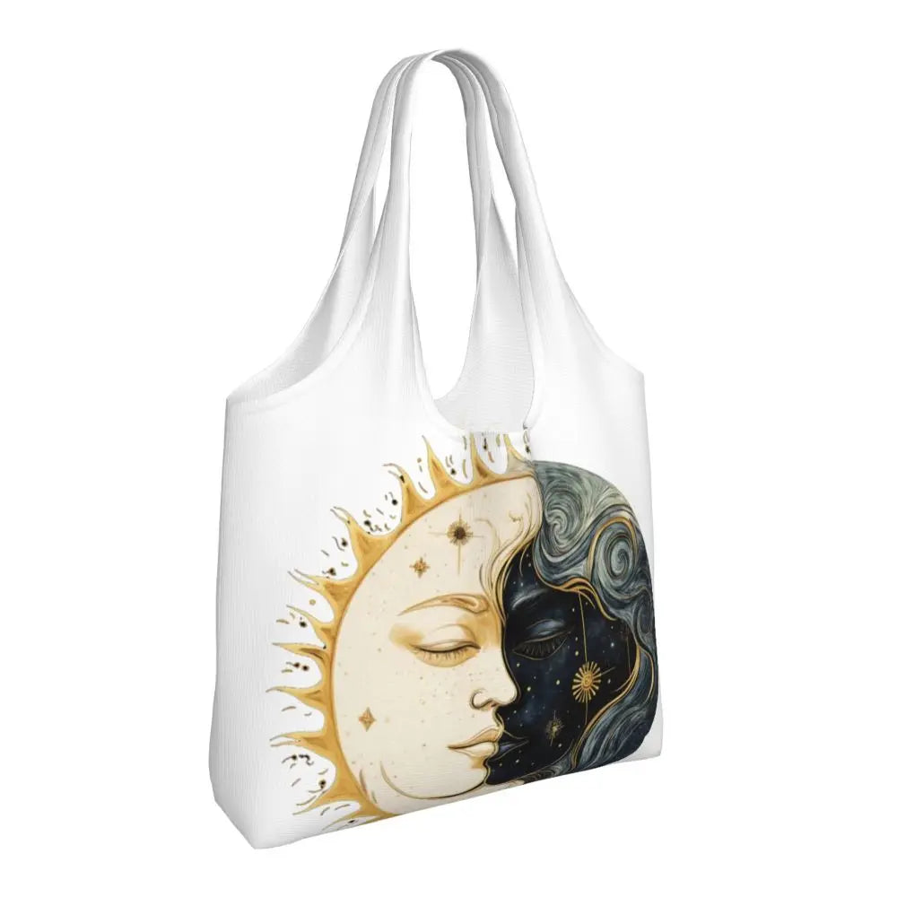 Bolsa lua e estrelas