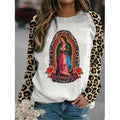 Camiseta manga Virgem Maria