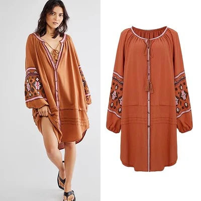 Vestido BATA . Boho