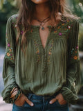 Blusa Feminina Estilo Étnico