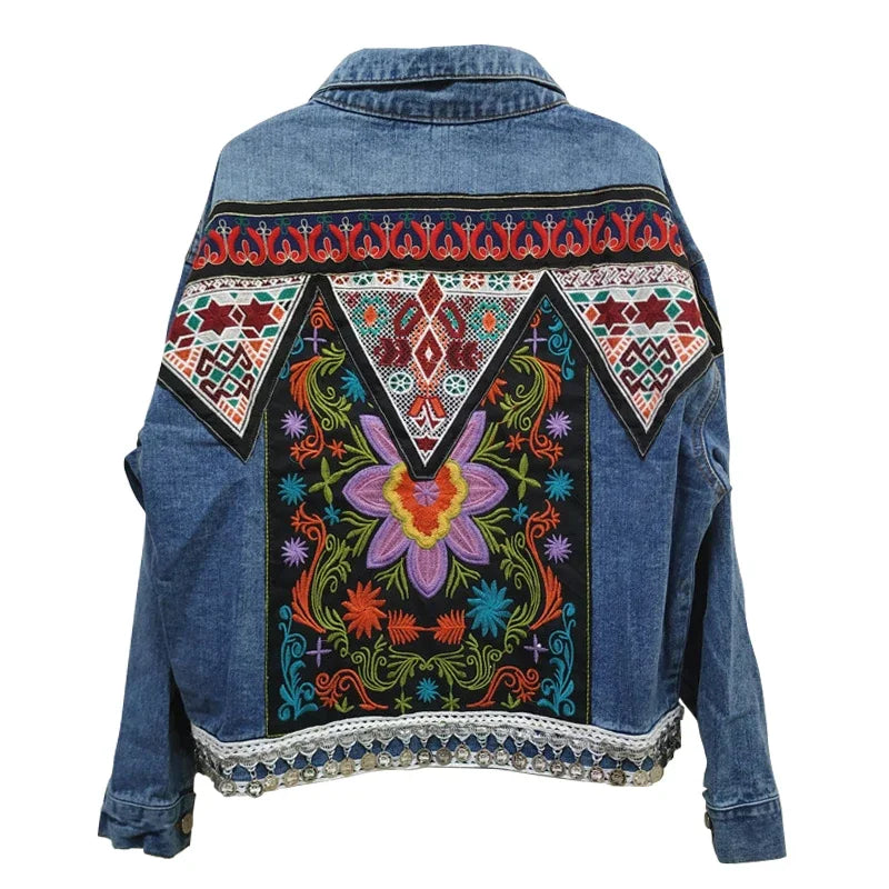 jaqueta jeans BOHO