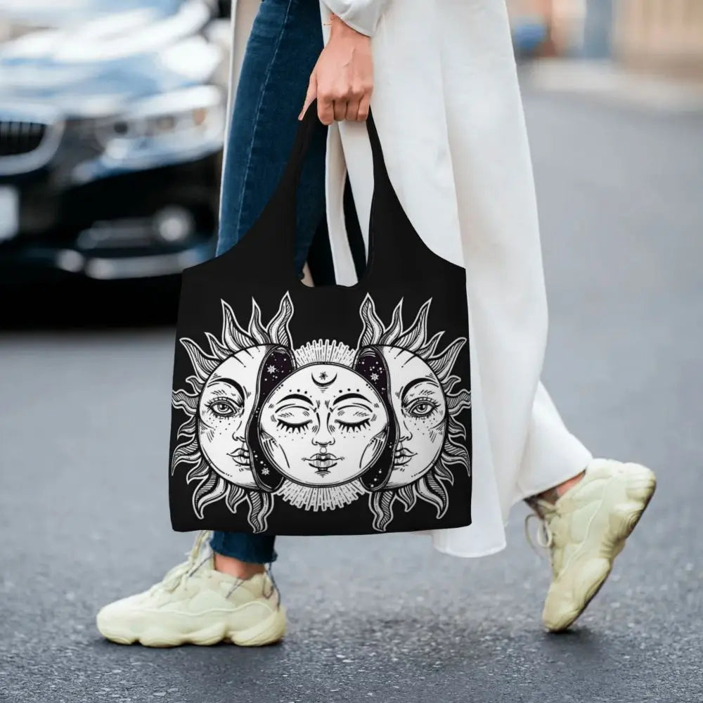Bolsa lua e estrelas