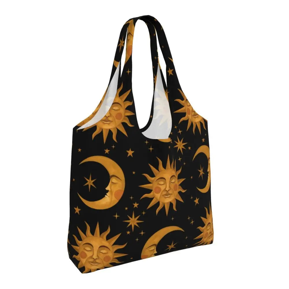 Bolsa lua e estrelas
