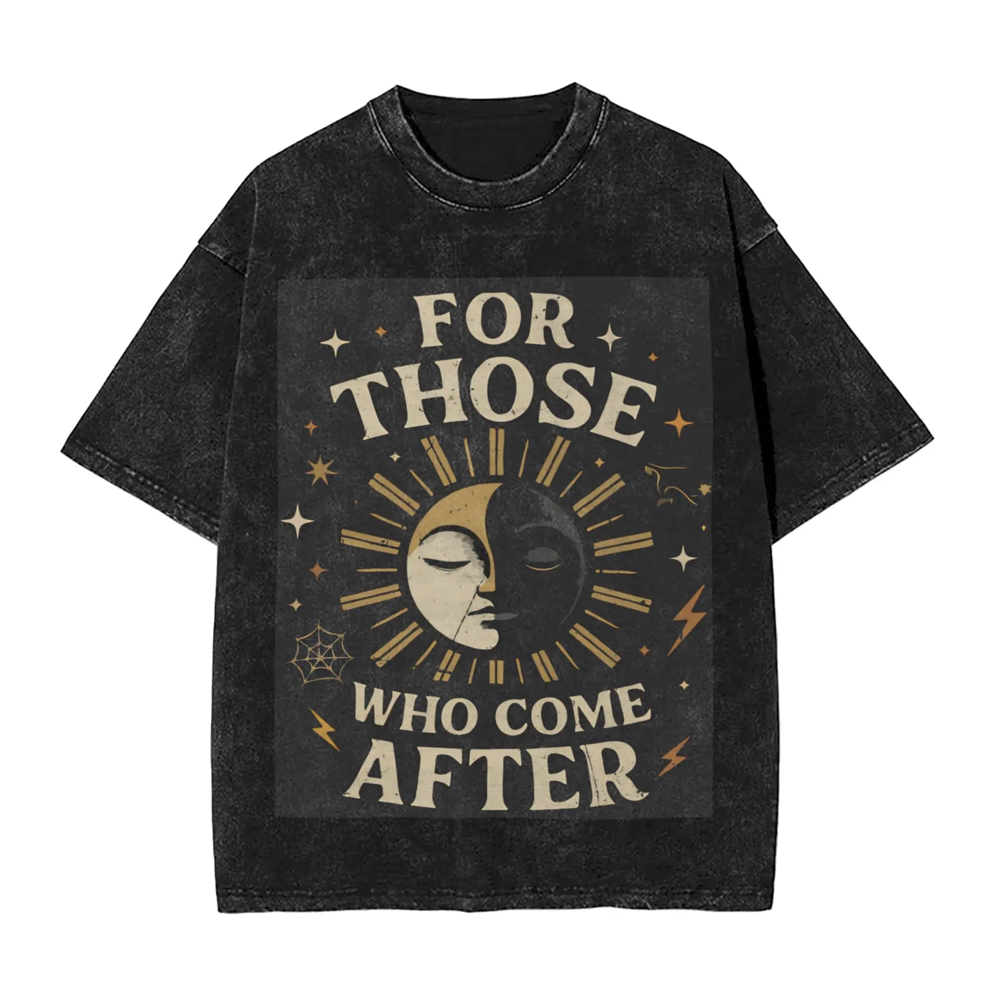 Camiseta sol negro