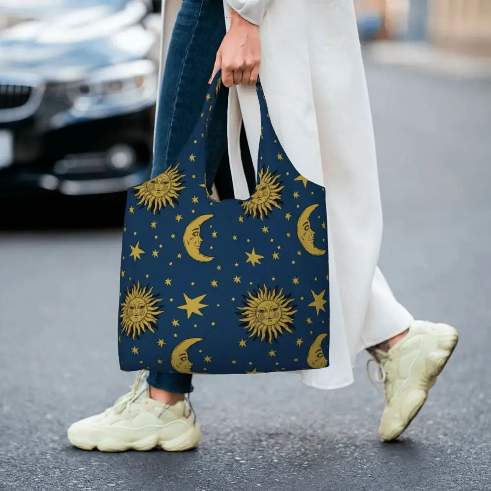 Bolsa lua e estrelas