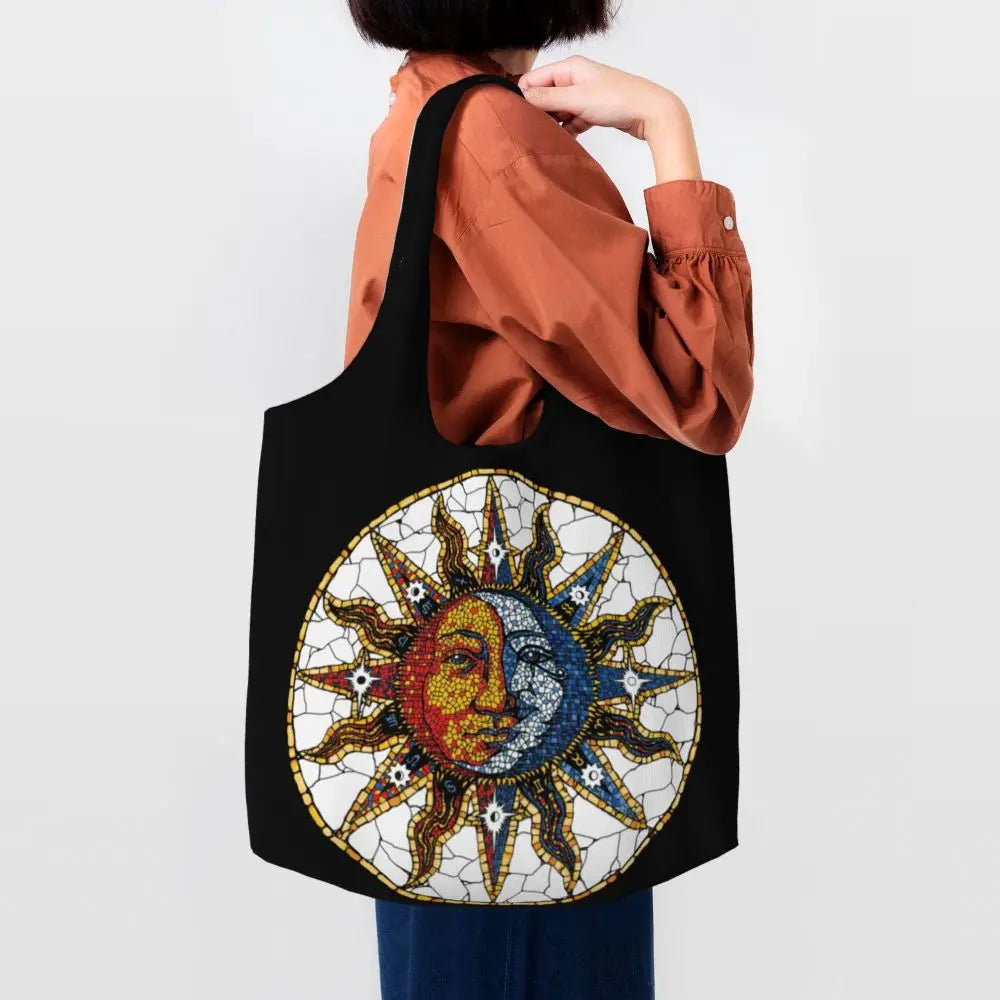 Bolsa lua e estrelas