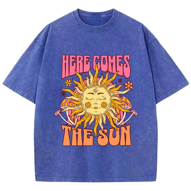 Camiseta  comes the sun