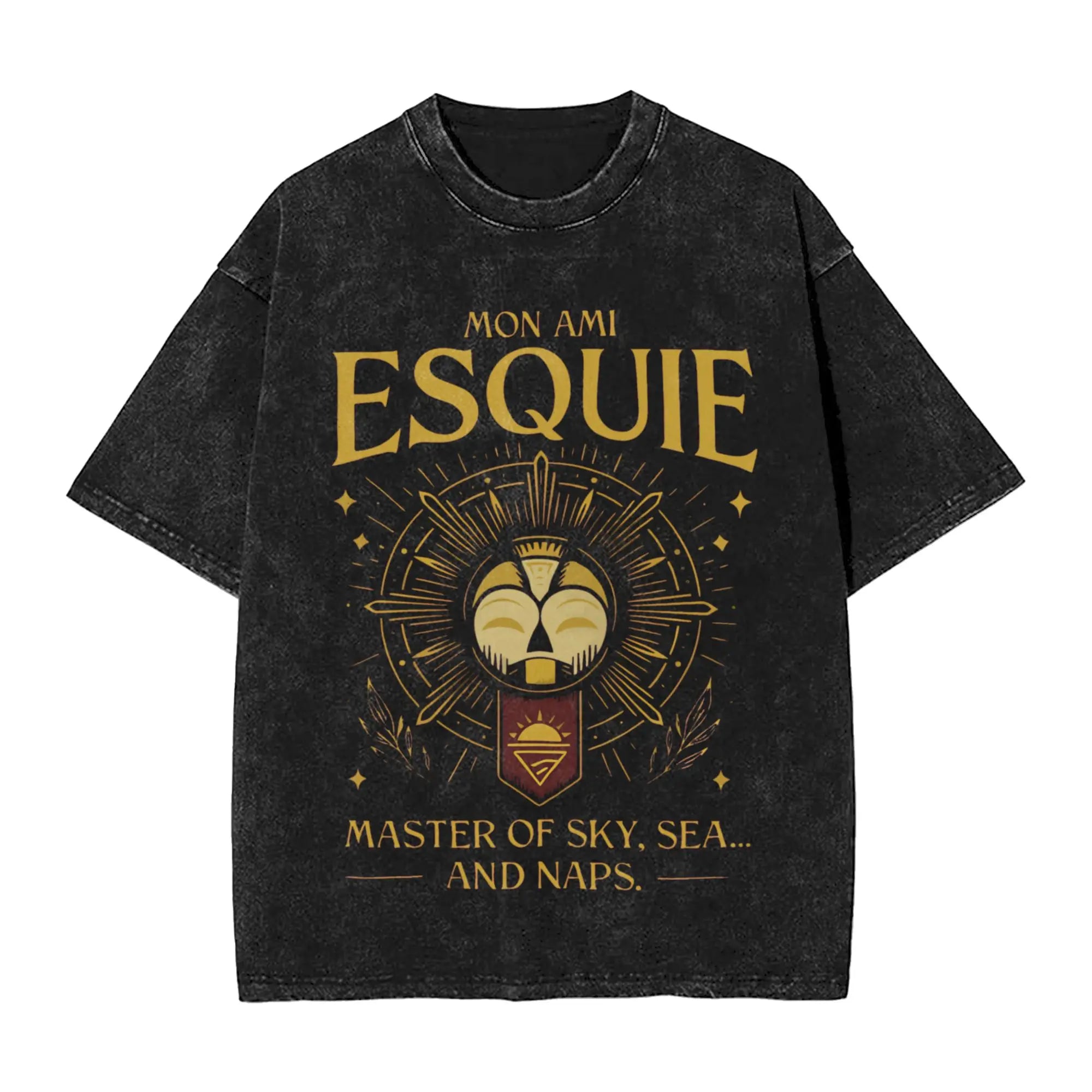 Camiseta sol negro