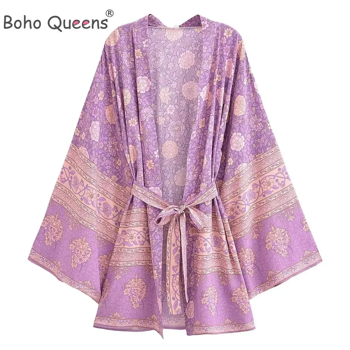 Kimono BOHO primavera mídi