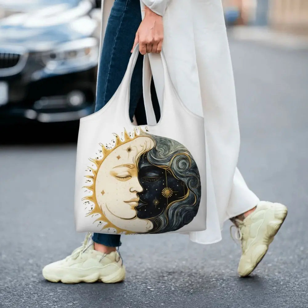 Bolsa lua e estrelas
