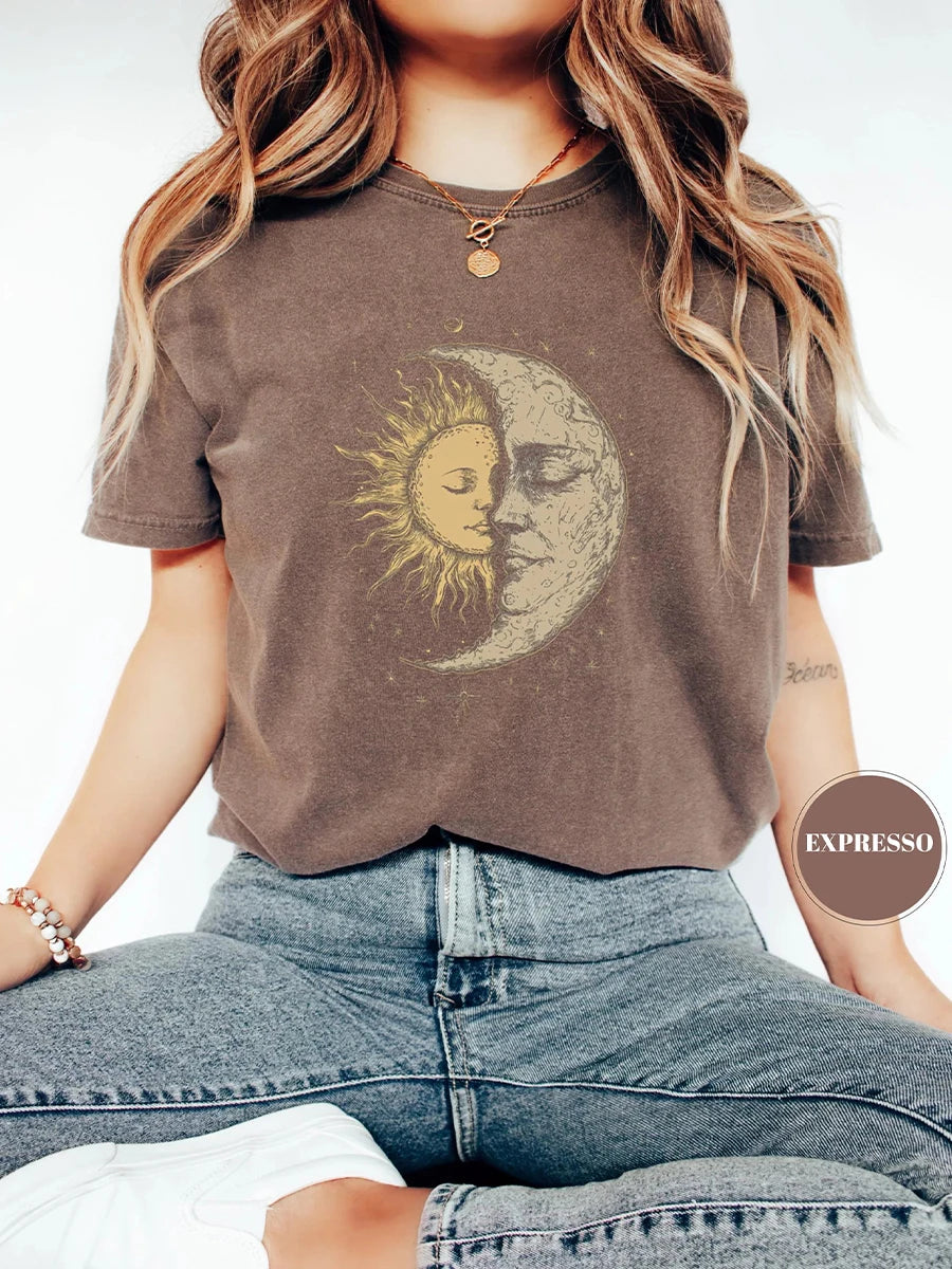 Camiseta mística sol e lua