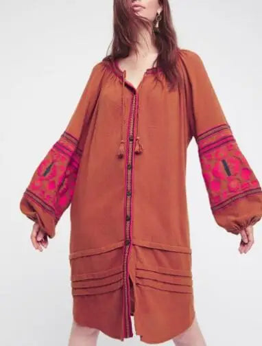 Vestido BATA . Boho