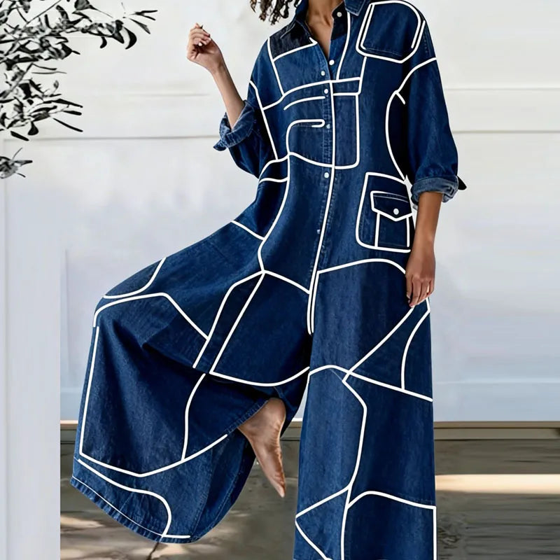 Macacão Feminino jeans estampas