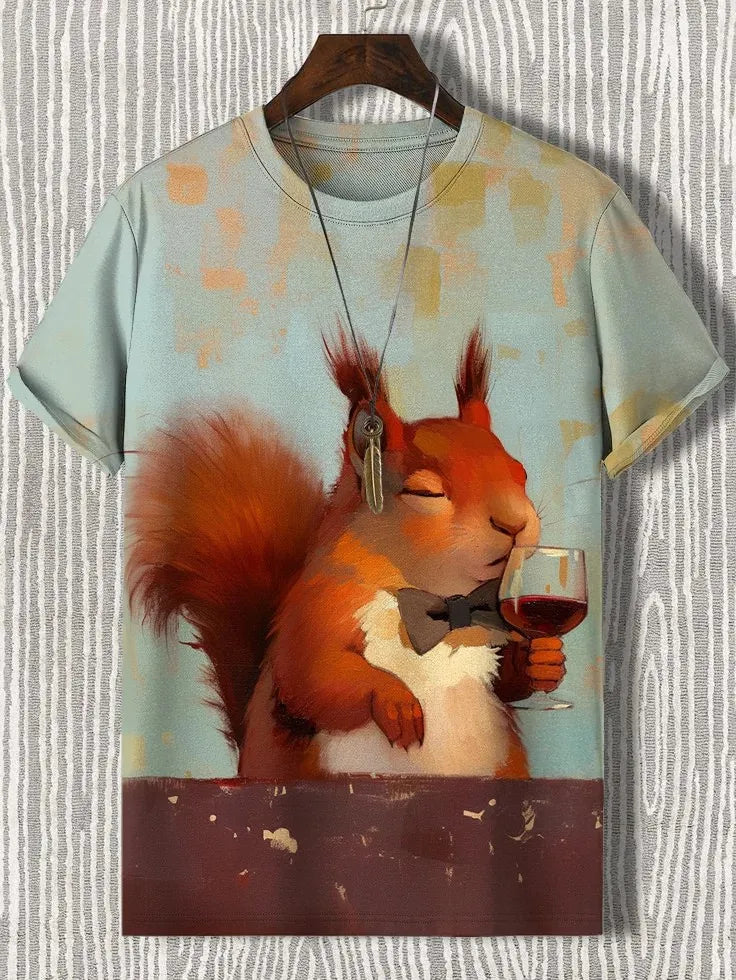 Camiseta arco íris cat