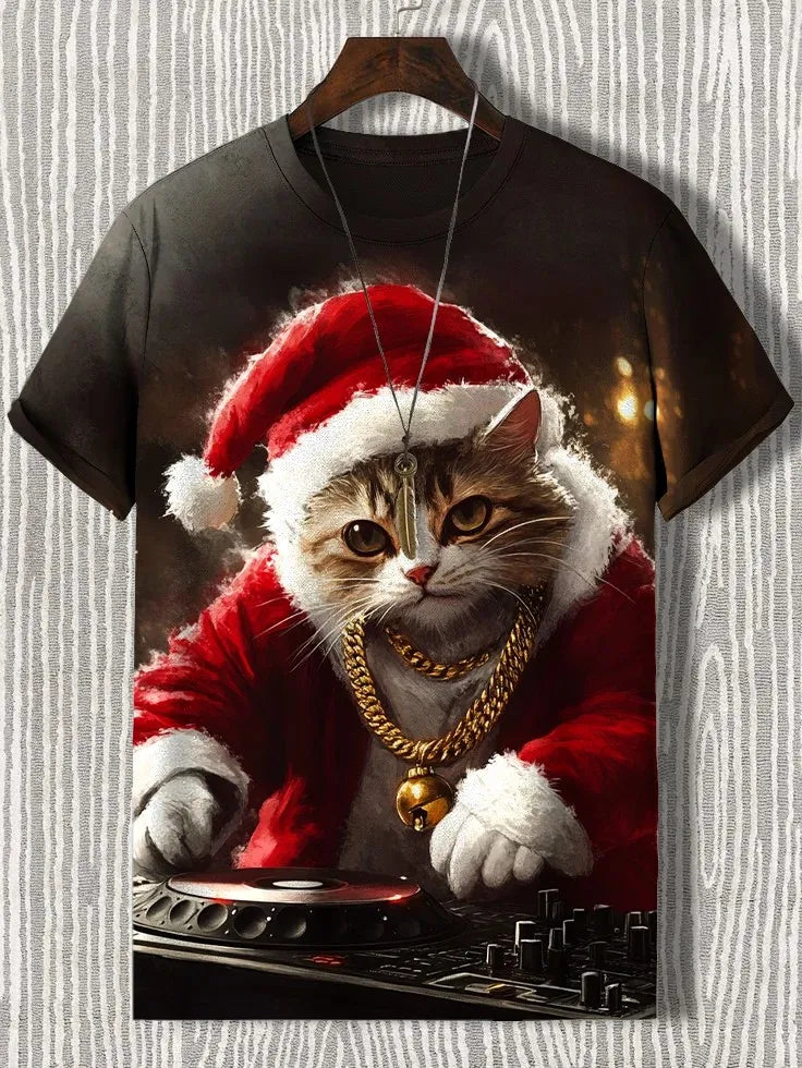 Camiseta arco íris cat