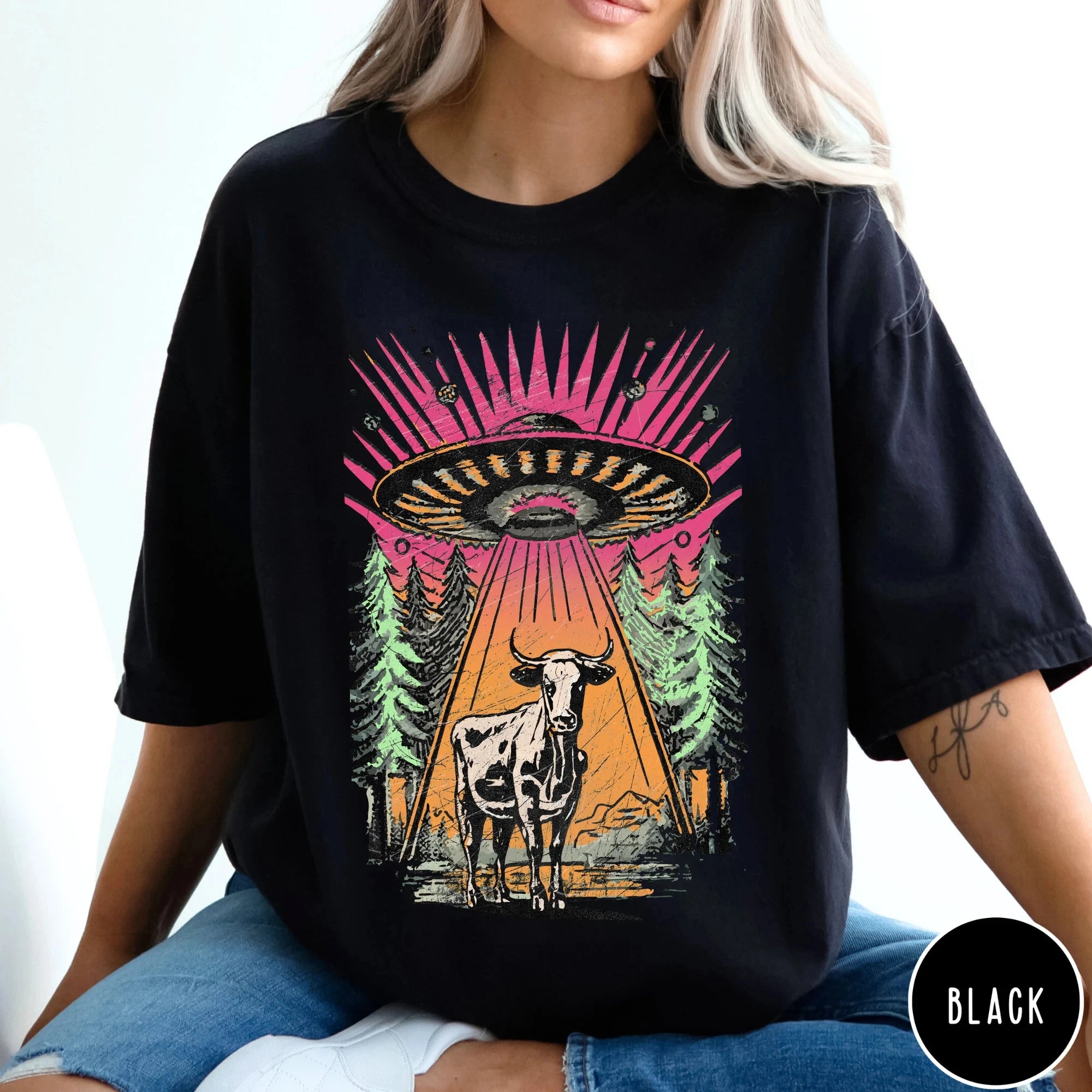 Camiseta OVNI Abdução