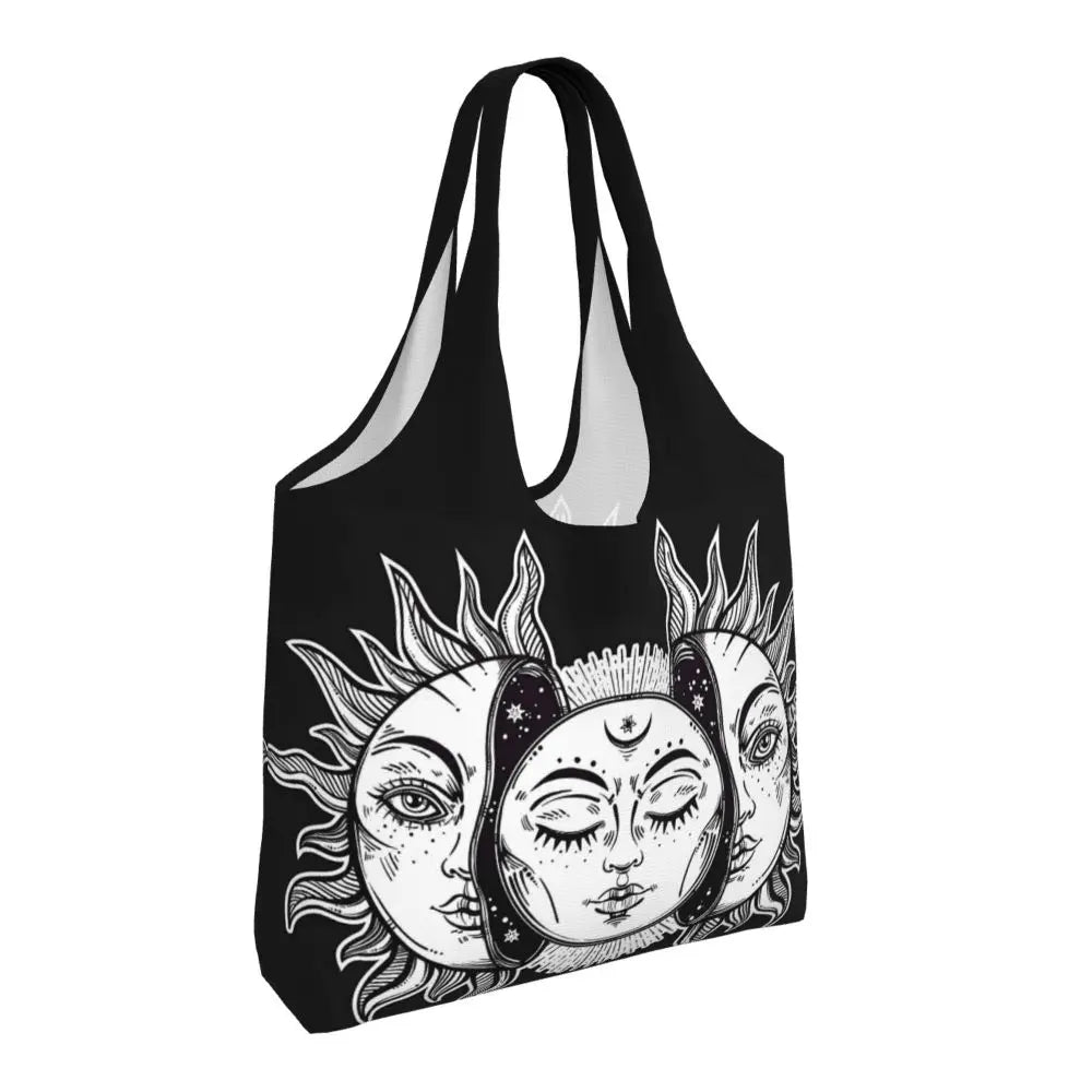 Bolsa lua e estrelas