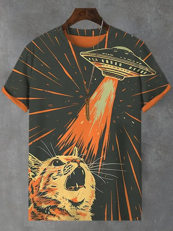 Camiseta cat vermelha e variações
