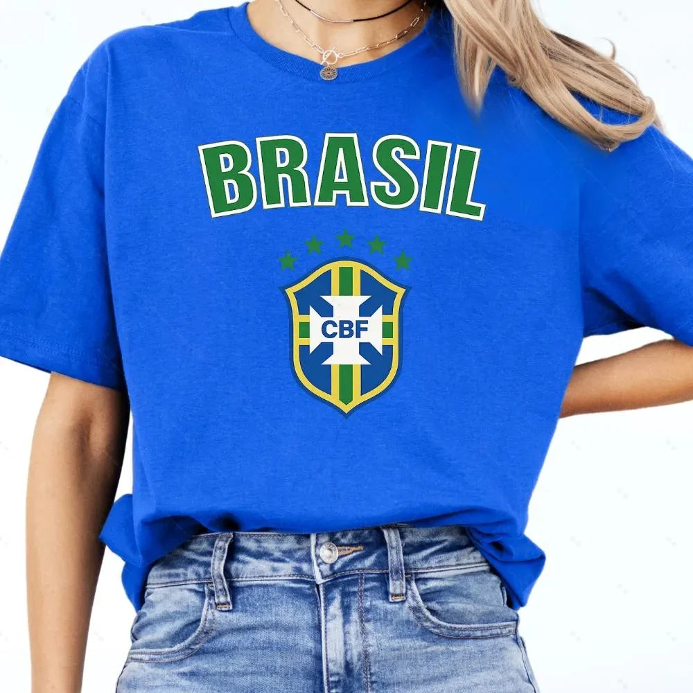 Camiseta de Futebol Brasileira unissex