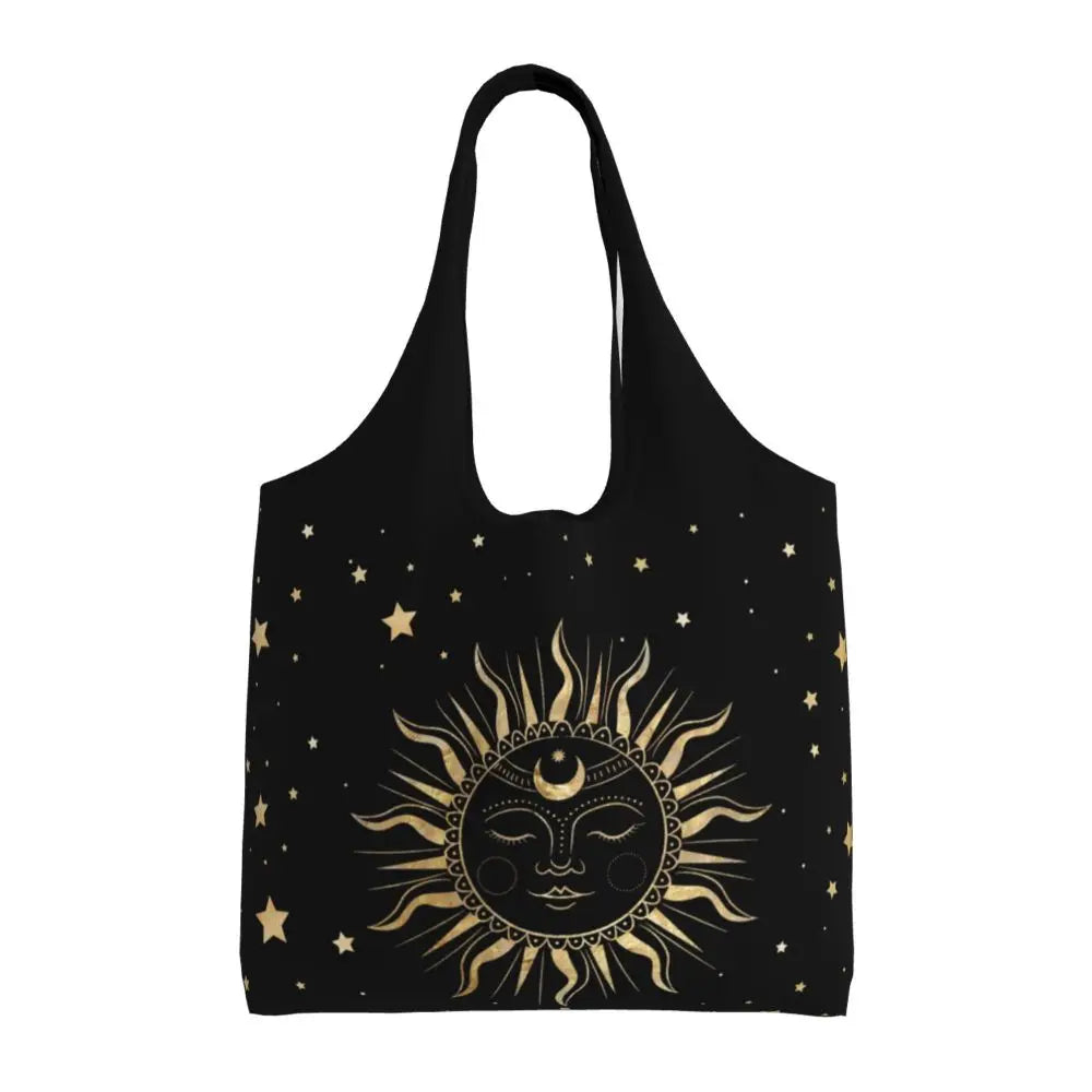 Bolsa lua e estrelas