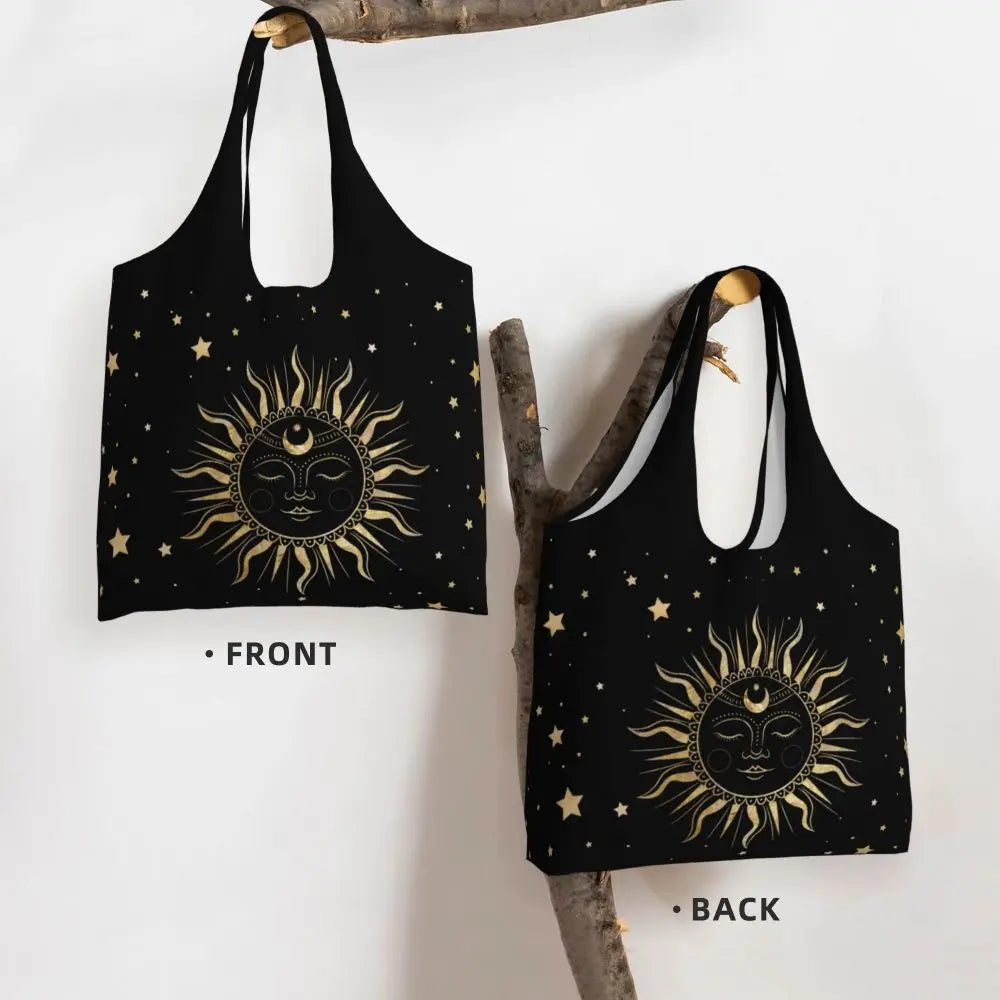 Bolsa lua e estrelas