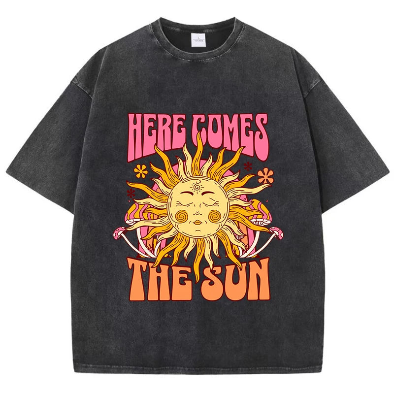 Camiseta  comes the sun