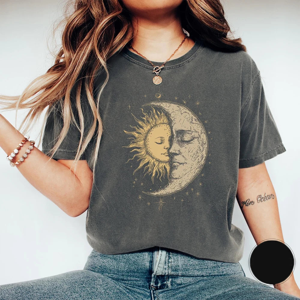 Camiseta mística sol e lua