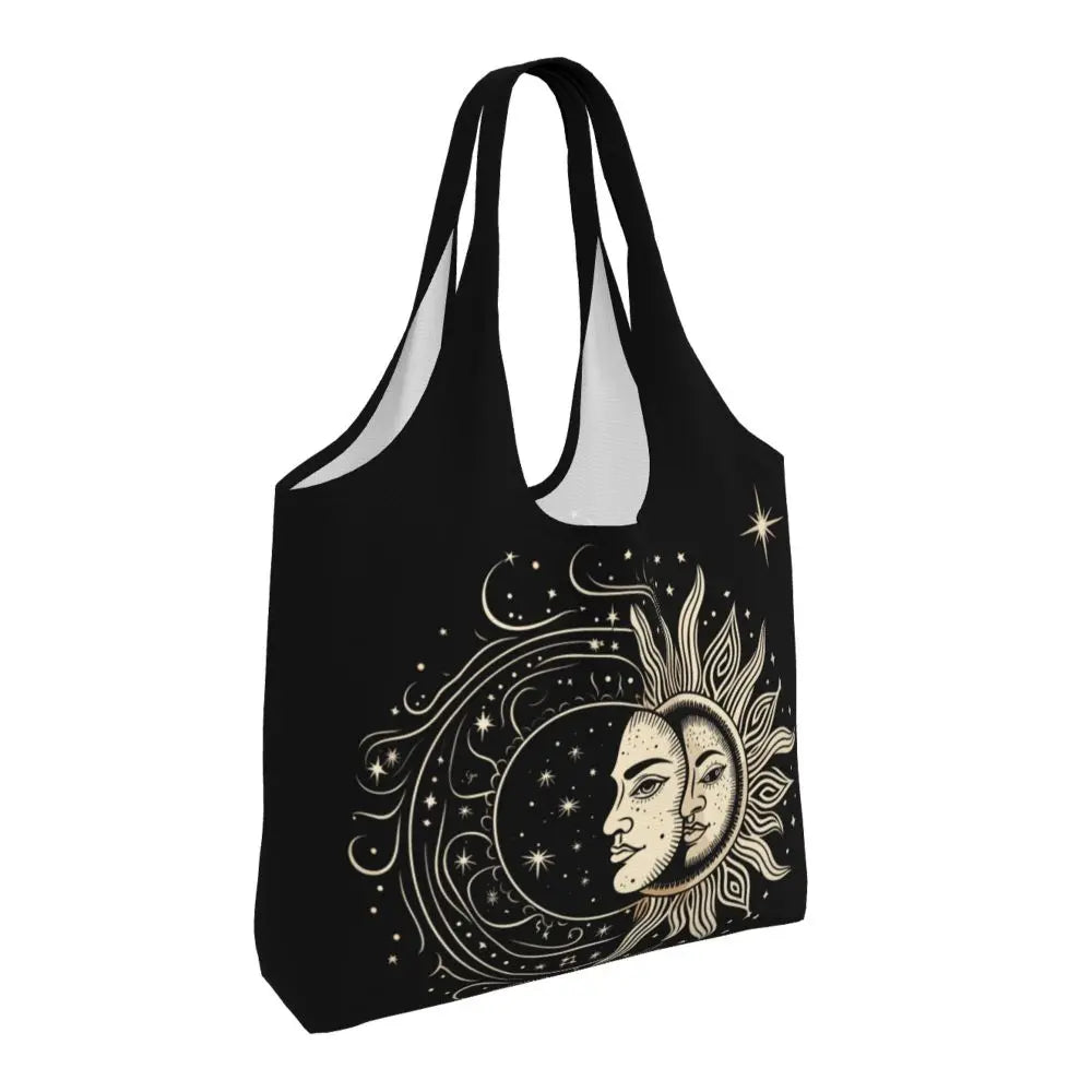 Bolsa lua e estrelas
